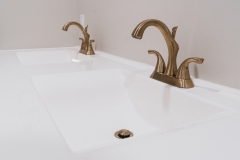 Brushed Gold Fixtures